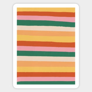 Rainbow stripes Pattern Sticker